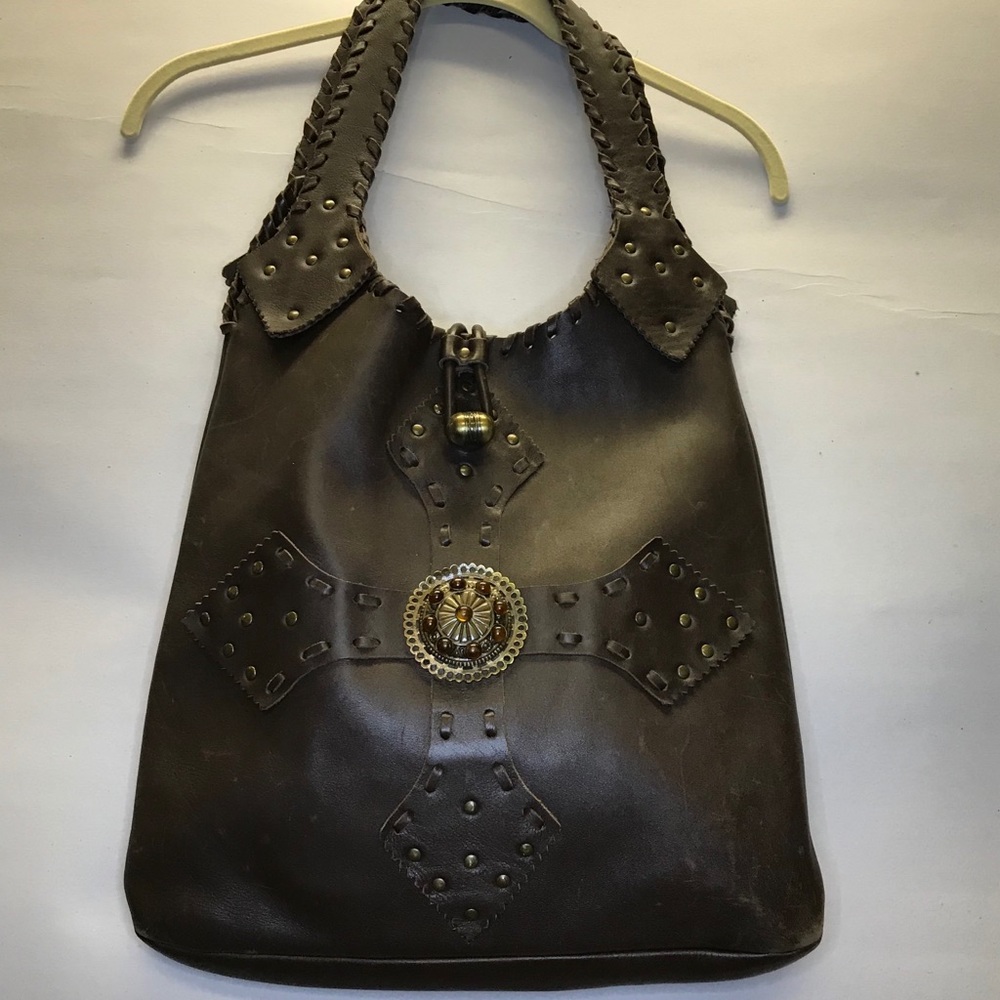 Cesare Paciotti Shoulder bag Cross Leather Large